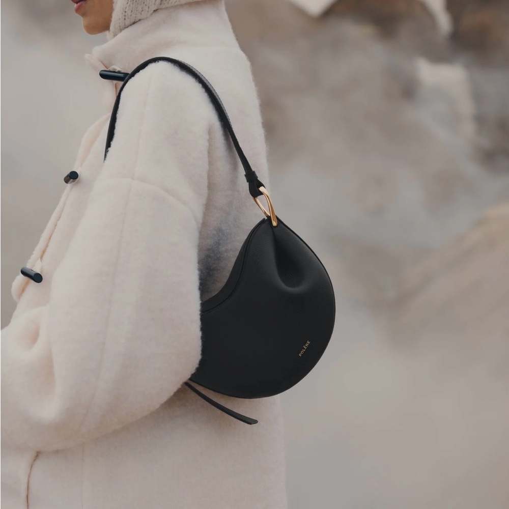 Polene Tonca Bag Textured Black
